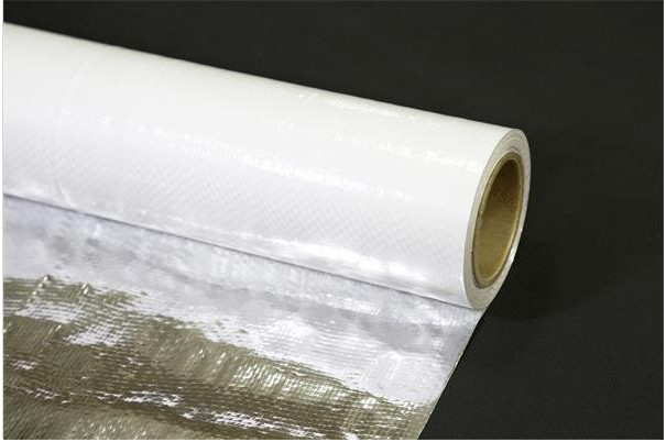 Thermal Insulation Sheet Woven Fabric Single Side White Or Silver Color